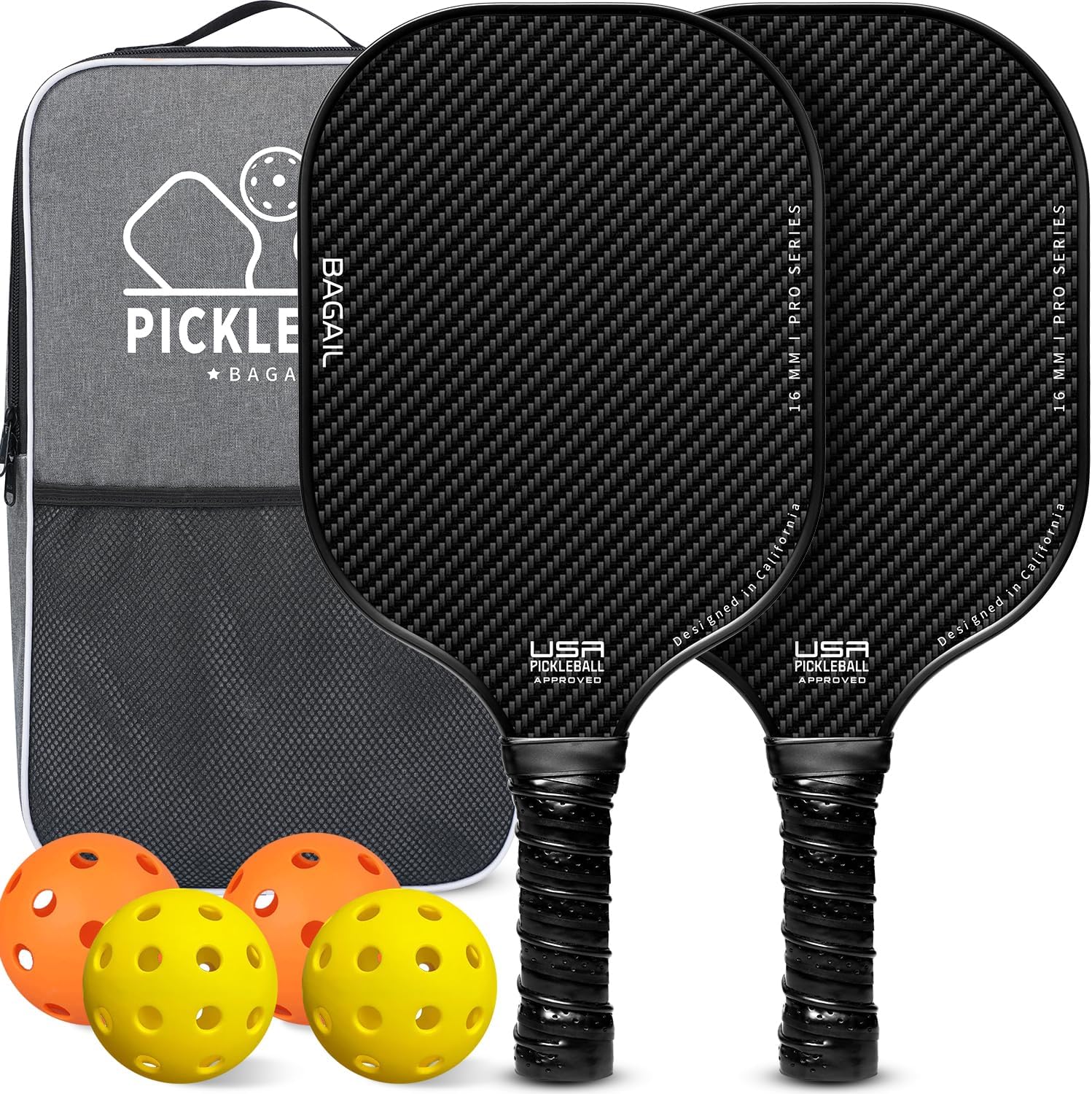 Bagail set palas + pelotas + funda