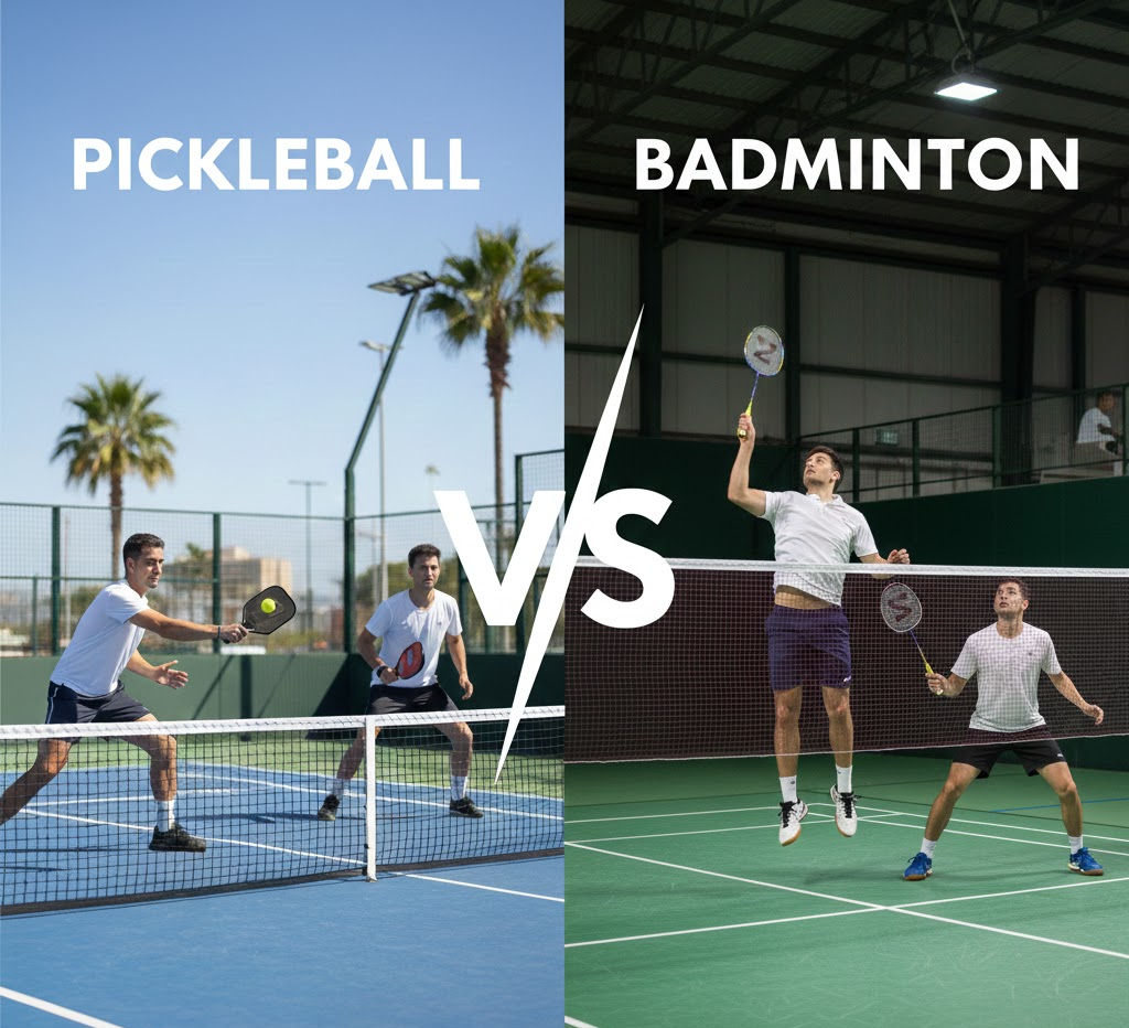 Comparativa Pickleball vs Badminton