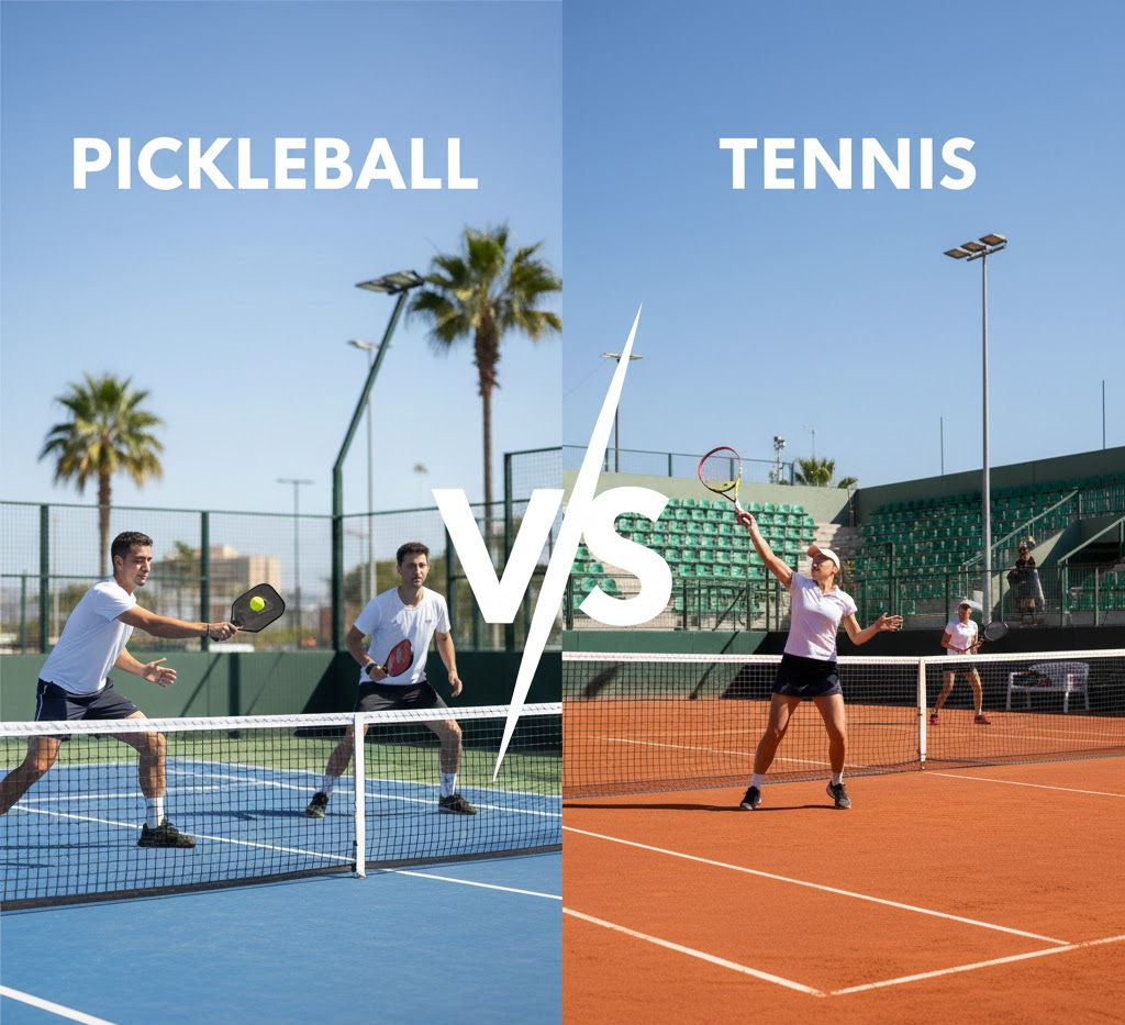 Comparativa Pickleball vs Tenis